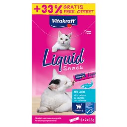 120g Salmão e ómega-3 Vitakraft snack líquido para gatos