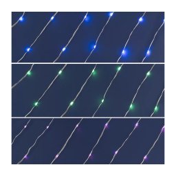 Guirlanda LED RGB regulável 200xLED/29 funções 20,4m