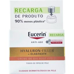 Eucerin Hyaluron-Filler + Elasticity Creme Dia Rose FPS30 50ml Recarga