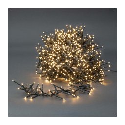Nedis CLCS1512 - Guirlanda luminosa LED para exterior, 1512 LEDs, 7 modos, 14 m, IP44, branco quente