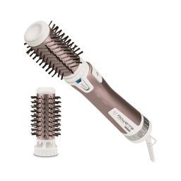 Rowenta - Escova rotativa para o cabelo PREMIUM CARE 1000W/230V rosa/branco
