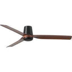 FARO 33831WT - Ventoinha de teto PUNT TUB M castanho/preto diâmetro 132 cm WT + CR