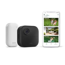 Câmara de Segurança Inteligente Amazon Blink Outdoor 4 com módulo sincronização