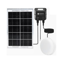 Aigostar - Luminária Solar LED/70W/12V 6000 mAh 6500K diâmetro 20,5 cm