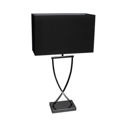 ByRydens 2820440-6513 - Candeeiro de mesa OMEGA 1xE27/5W/230V preto