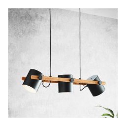Eglo 43045 - Candelabro num fio HORNWOOD 3xE27/60W/230V