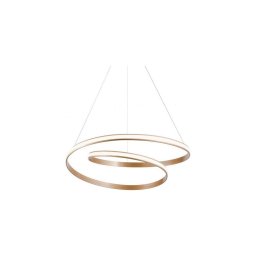 Redo 01-1891 - Lustre LED dimerizável suspenso por cabo TORSION LED/35W/230V Ø 75 cm, bronze