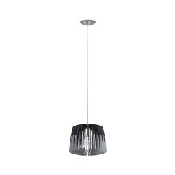 Eglo 96955 - Candeeiro suspenso ARTANA em cabo 1xE27/60W/230V cinzento/preto 300mm