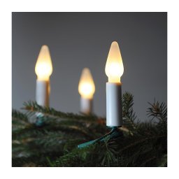 Corrente luminosa FELICIA, 16 lâmpadas E10, 13,5 m, branco quente