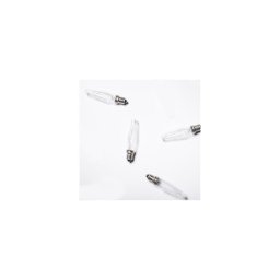 CONJUNTO 4x Lâmpada de substituição ASTÉRIA E10/14V branco