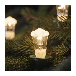 Cordão de luzes LUCERNA 12xE10/10,7m branco quente
