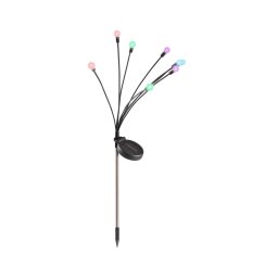 Luz solar LED RGB FIORINI 8xLED/1,2V 600mAh IP44 preto