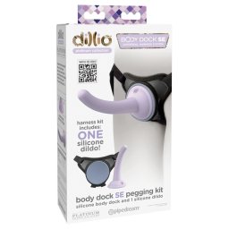 Strap On Arnês Body Dock Pegging Kit Dillio Purpúra
