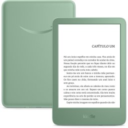 Leitor eBook Amazon Kindle 6" 16 GB 2024 | Verde Matcha s/ Publicidade