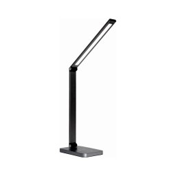 Lâmpada de mesa LED c/ carregador sem fio LED/10W/230V preta