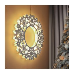 Brilagi - Guirlanda de Natal LED 30 cm, 2x pilhas AA