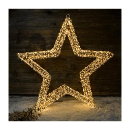 Brilagi - Estrela decorativa de Natal LED para exterior LED/6W/230V IP44