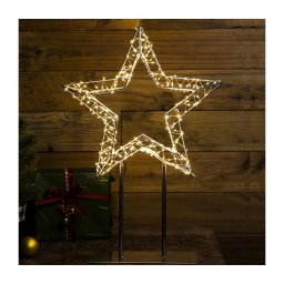 Brilagi - Decoração de Natal LED para exterior LED/3,6W/230V IP44 44x30 cm estrela