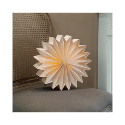 Brilagi - Decoração de Natal LED/2xAA 30 cm floco de neve