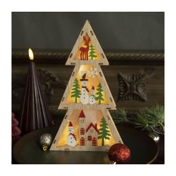 Brilagi - LED Decoração de Natal LED/2xAA Árvore