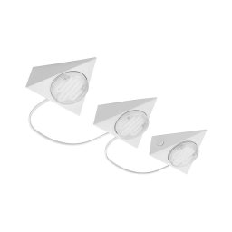 Eglo 89606 - Conjunto 3x Focos KOB 1 3xGX53/7W/230V