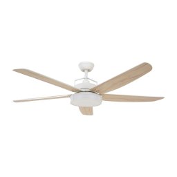Lucci air 213176-Ventoinha de teto LED LOUISVILLE 1xGX53/18W/230V madeira/branca+CR