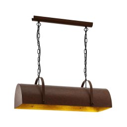 Eglo 49702 - Lustre suspenso por corrente DEERHURST 3xE27/60W/230V