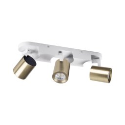 Kanlux 38966 - Foco LAURIN 3xGU10/10W/230V latão/branco