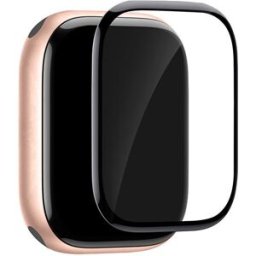 Puro Película de Vidro Temperado para Apple Watch 10 / 11 - Moldura Preta