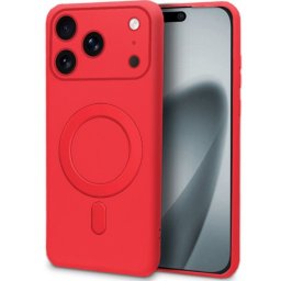 Capa Iphone 17 Pro Magsafe Vermelha