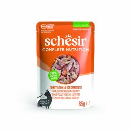 24x85g Complete Nutrition Filete geleia atum frango camarão Schesir gato