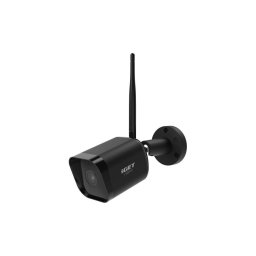 Câmara exterior inteligente com sensor Full HD 1080p, 12V, IP65, Wi‑Fi, Tuya, preta