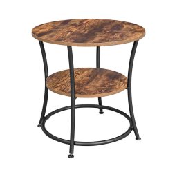 Mesa de apoio ELDUR castanha/preta