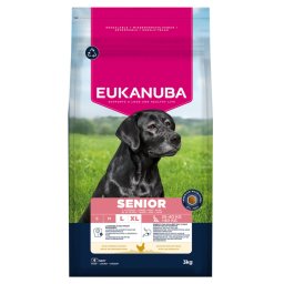 3kg Premium Nutrition Senior Large & Giant Breed Frango Eukanuba cão