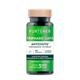 Rene Furterer Tratamento capilar Triphasic Caps Antichute Croissance & Force Tratamento para queda de cabelo, crescimento e fortalecimento