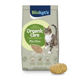 30l Organic Care Biokat areia de fibra vegetal para gatos