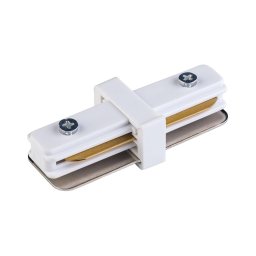 Tampa de proteção para sistema de carris monofásico TRACER direito branco