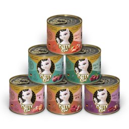 6x200g Adult Pate pack misto II Kitty Cat comida húmida para gatos