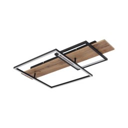 Globo 67289D1 - Candeeiro de teto LED VANNI LED/24W/230V castanho/preto