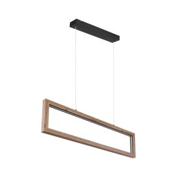 Globo 67287H - Lustre LED suspenso por cabo MANDERA LED/24W/230V castanho