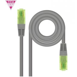 Cabo de Rede Nanocable RJ45 CAT.6 UTP AWG26 CCA 7m Cinza