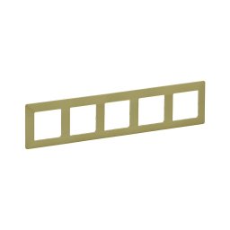 Legrand 754085 - Moldura para interruptores VALENA LIFE 5P verde
