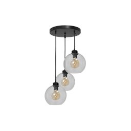 Candelabro suspenso SOFIA 3xE27/60W/230V transparente
