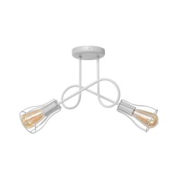 Candelabro montado à superfície OXFORD 2xE27/15W/230V branco