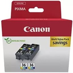 Canon Pack de Tinteiros a Cores CLI-36 Tri-Color (C/M/Y)