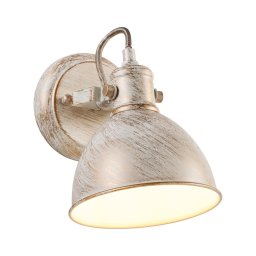 Brilagi - Foco de parede TECHNO 1xE27/60W/230V creme/pátina