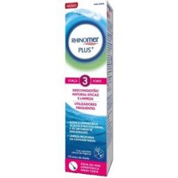 Rhinomer Plus+ 3 Descongestão e Limpeza Spray Força 125ml