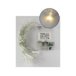 Cordão de luzes LED 20xLED/2 funções 2,4 m branco quente