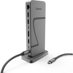 Hama Adaptador HUB 00200200 Multiportas USB-C 8K PD140W 10 em 1