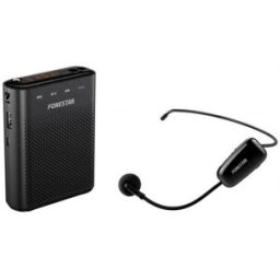 Fonestar ALTA-VOZ-W30 Amplificador Portátil USB/MicroSD/MP3 com Microfone Sem Fios Preto